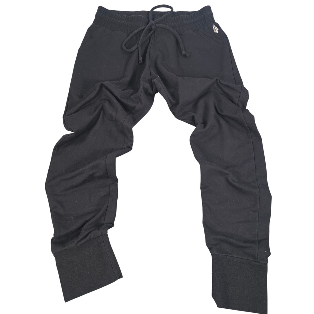 FP Movement Free People Black Joggers Sweatpants Women Medium Tapered Leg Yoga
